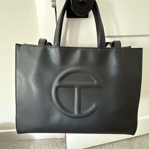 Telfar Black Shopping Bag